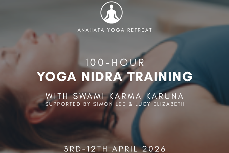 Takaka, Golden Bay, NZ Topic: 100-hour Yoga Nidra Training Teacher presenting: Swami Karma Karuna supported by Simon Lee & Lucy Elizabath This 10 day residential training offers a comprehensive exploration of Yoga Nidra, the science of conscious relaxation and expanded awareness.